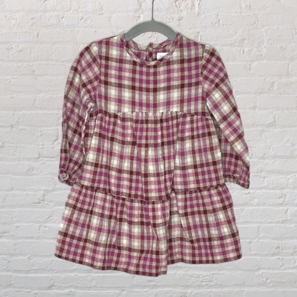 Zara Other - Zara Tiered Plaid Dress
